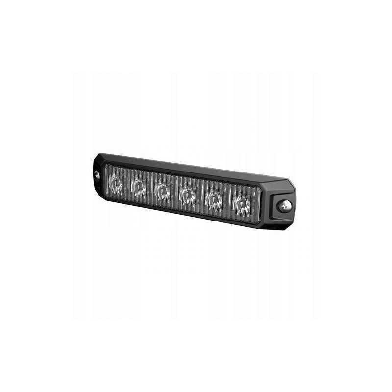 Šviestuvas 6led 7w 12 24v r10 r65 geltonas