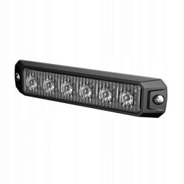 Šviestuvas 6led 7w 12 24v r10 r65 geltonas