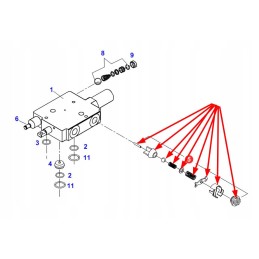F816960020060 hidraulinis vožtuvas