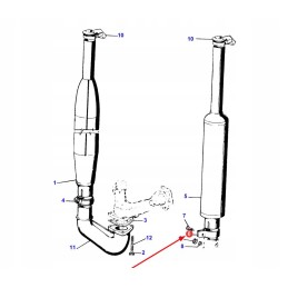 828049m1 išmetimo vamzdžio spaustukas 57 4 x 25 52 mm