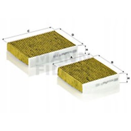 Mann biofunk salono filtras citroen ds5 1 6 hdi