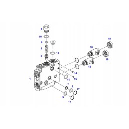 F718960030010 vožtuvo sandariklių komplektas