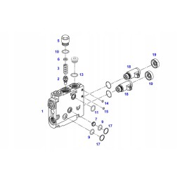 F718960030010 vožtuvo sandariklių komplektas