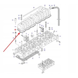 101535 vožtuvo dangtelio tarpiklis
