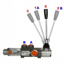 2 sekcijų skirstytuvas, 40l, 1x plūduriuojanti sekcija