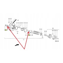 603271 0 kūlimo pavaros reguliavimo įvorė