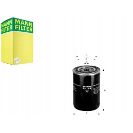 Komatsu mann filtro alyvos filtras