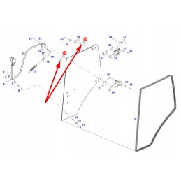 117810030240 durų poveržlė