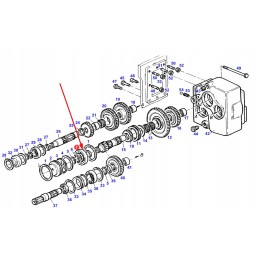 X622397100001 1 eilės cilindrinis ritininis guolis