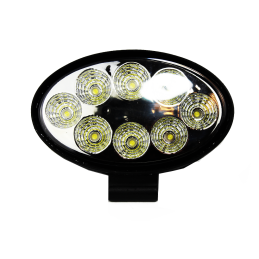 LED darbo lempa 8 LED ovalus prožektorius 12 24v