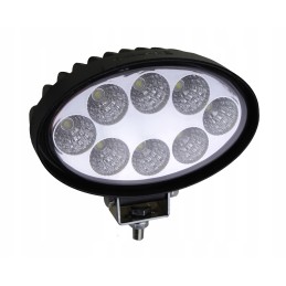 Halogeninė LED darbo lempa, ovali, 8 LED