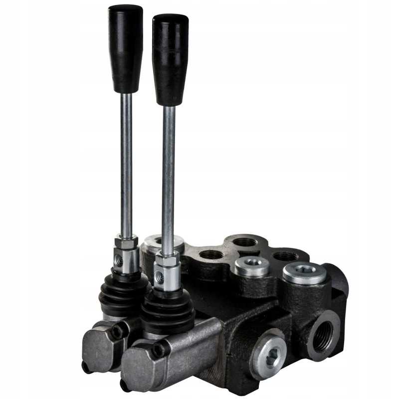 2 sekcijų skirstytuvas, 40l, 1x srautas, 1x dvipusis