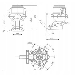 Deutz Fahr 04231021 Polmo kuro padavimo siurblys