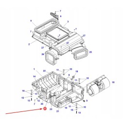 F931812140820 oro filtro korpuso tarpiklis