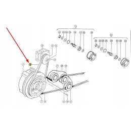 644514 0 V-diržas avx13 x 1050 la