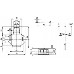 mt cobo stabdžių žibintų jungiklis