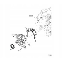 New Holland Case 58014 alkūninio veleno sandariklis