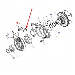 4303709m1 hidraulinis vožtuvas
