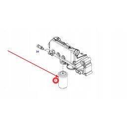 F934201060010 agco variklio kuro filtras