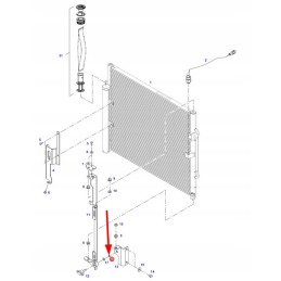 X536716000000 kondensatoriaus užrakto poveržlė