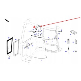 247811040111 šoninio lango atidarymo rankena