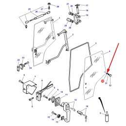 3805522m1 plastikinė poveržlė