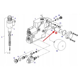 F716961020330 agco hidraulinės alyvos filtras