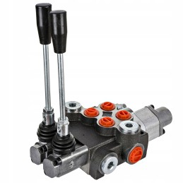 Dviejų sekcijų hidraulinis skirstytuvas, 1 srauto sekcija