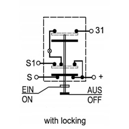 Apšvietimo mygtuko jungiklis, apvalus geltonas
