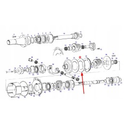 70806168 sankabos frikcinis diskas 105 x 168 x 2 5