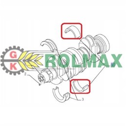 Pagrindinis guolis new Holland korpusas cnh 2995787 500055