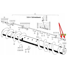 P205 33 flanšinio guolio korpusas p205 komplektas 2 vnt