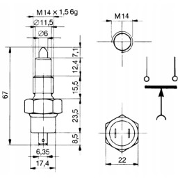 Stabdžių žibintų jungiklis