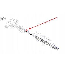 X550096901000 alyvos sandariklis 45 x 65 x 18 5