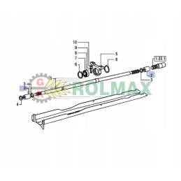 Priekinio varančiojo veleno įvorė New Holland Case 5