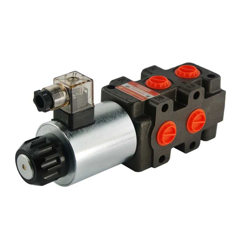 6 krypčių elektrinis hidraulinis vožtuvas 90l 24v