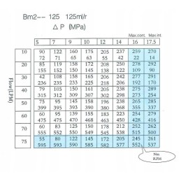 Hidraulinis variklis bm2 125cm3 bmr omr smr solid