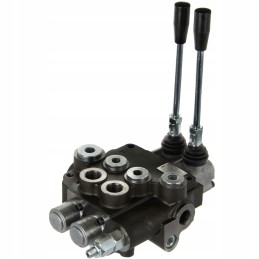 Hidraulinis skirstytuvas, 2 sekcijų, 80l, stūmoklio sekcijos