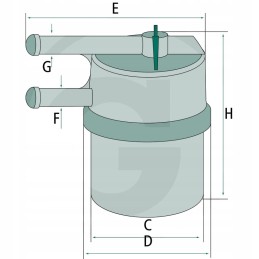 Mann kuro filtras mitsubishi colt 1 3 12v 92
