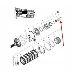 3796350m1 sankabos tefloninis žiedas