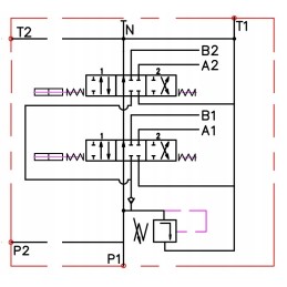Skirstytuvas 2s 40l pneumatinis vairas badestnost