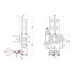 Skirstytuvas 2s 40l pneumatinis vairas badestnost