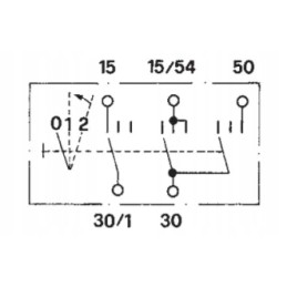 Uždegimo jungiklis 0 1 2 cobo