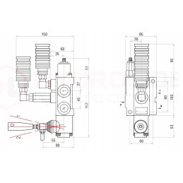 Hidraulinis skirstytuvas 1s 40l a1 badestnost gnia