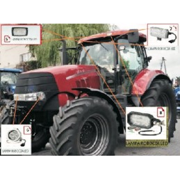 LED darbo lempa fendt massey ferguson korpuso kokybė