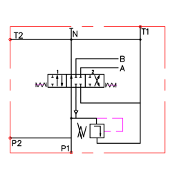 Hidraulinis skirstytuvas 1 sek. 40l greitoji jungtis
