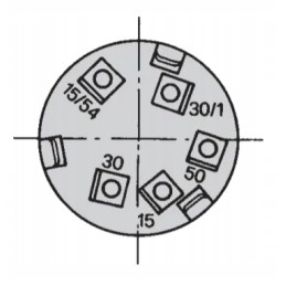 Uždegimo jungiklis 0 1 2 cobo