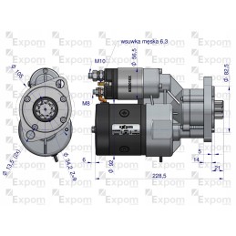 Claas Deutz Expom Kwidzyn starteris su reduktoriumi