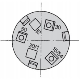 Uždegimo jungiklis 0 1 2 cobo 14184100 cobo