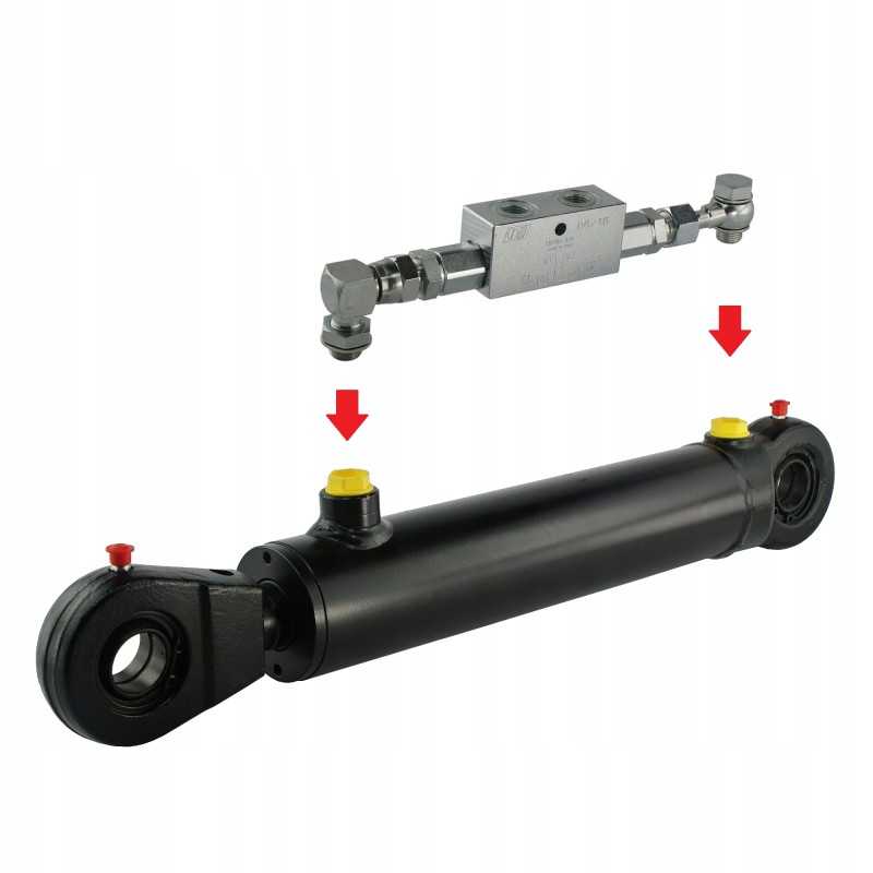 Hidraulinis cilindras su užraktu, eiga 140